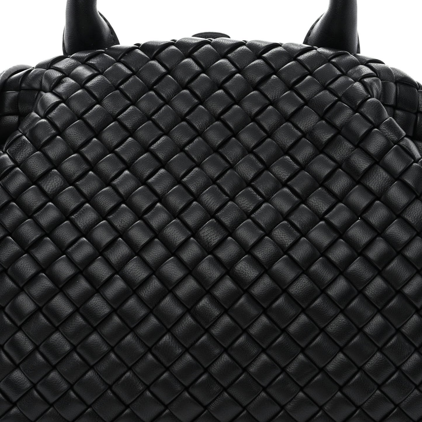 Nappa Intrecciato Small Padded The Handle Black