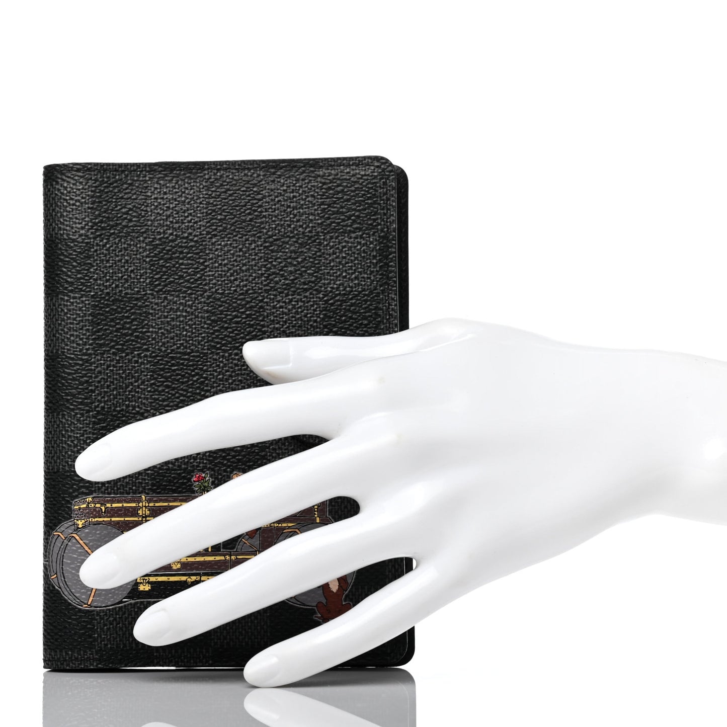 Damier Graphite Illustre Small Ring Agenda Cover