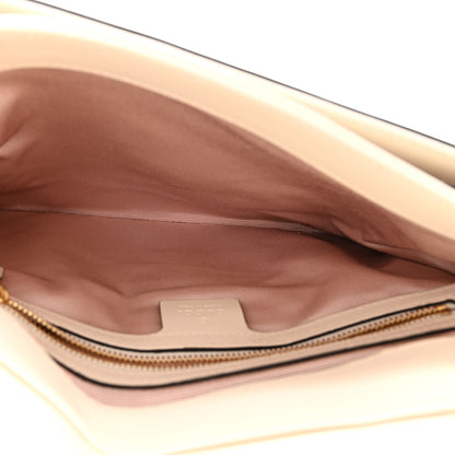 Gucci Calfskin Medium Arli Flap Shoulder Bag White 5 of 10