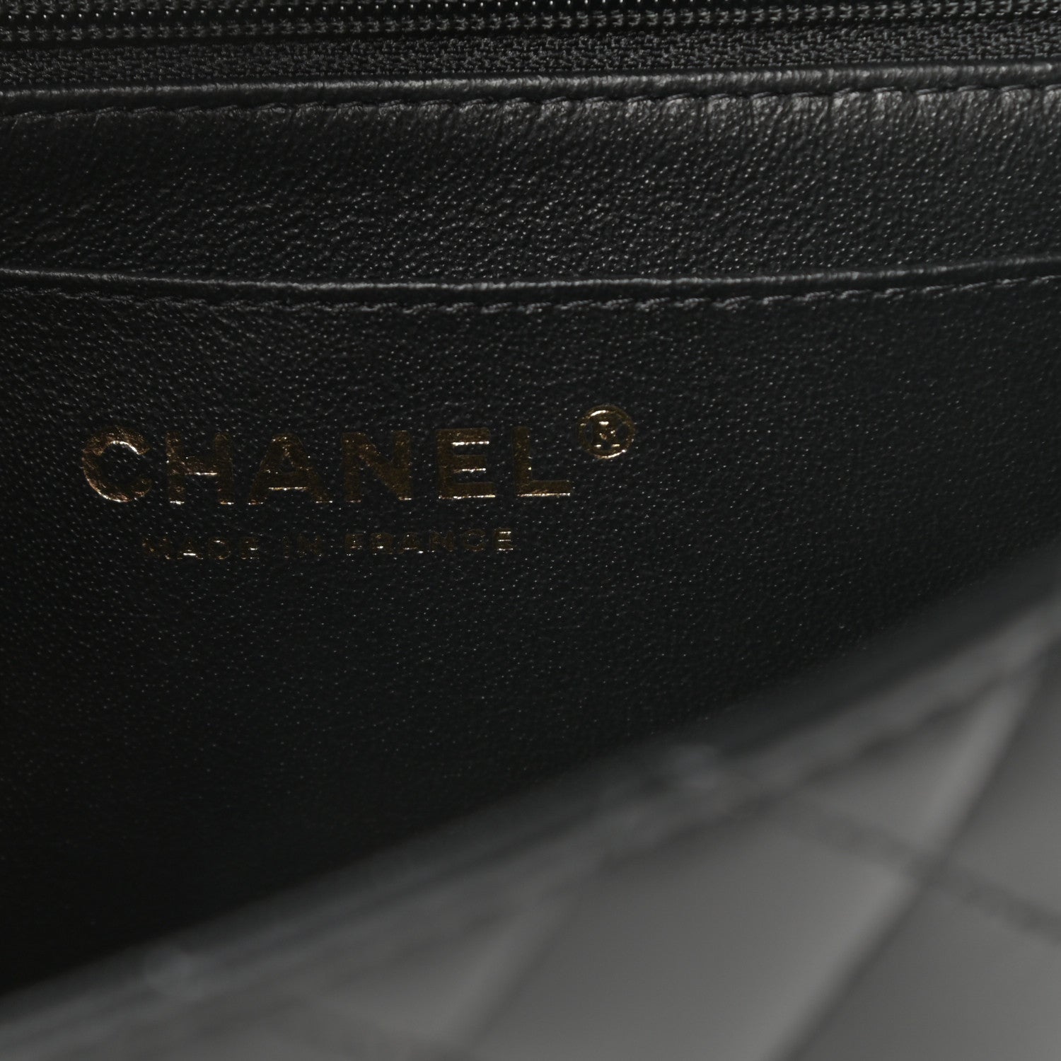 Chanel Lambskin Quilted Mini Top Handle Rectangular Flap Black 6 of 12