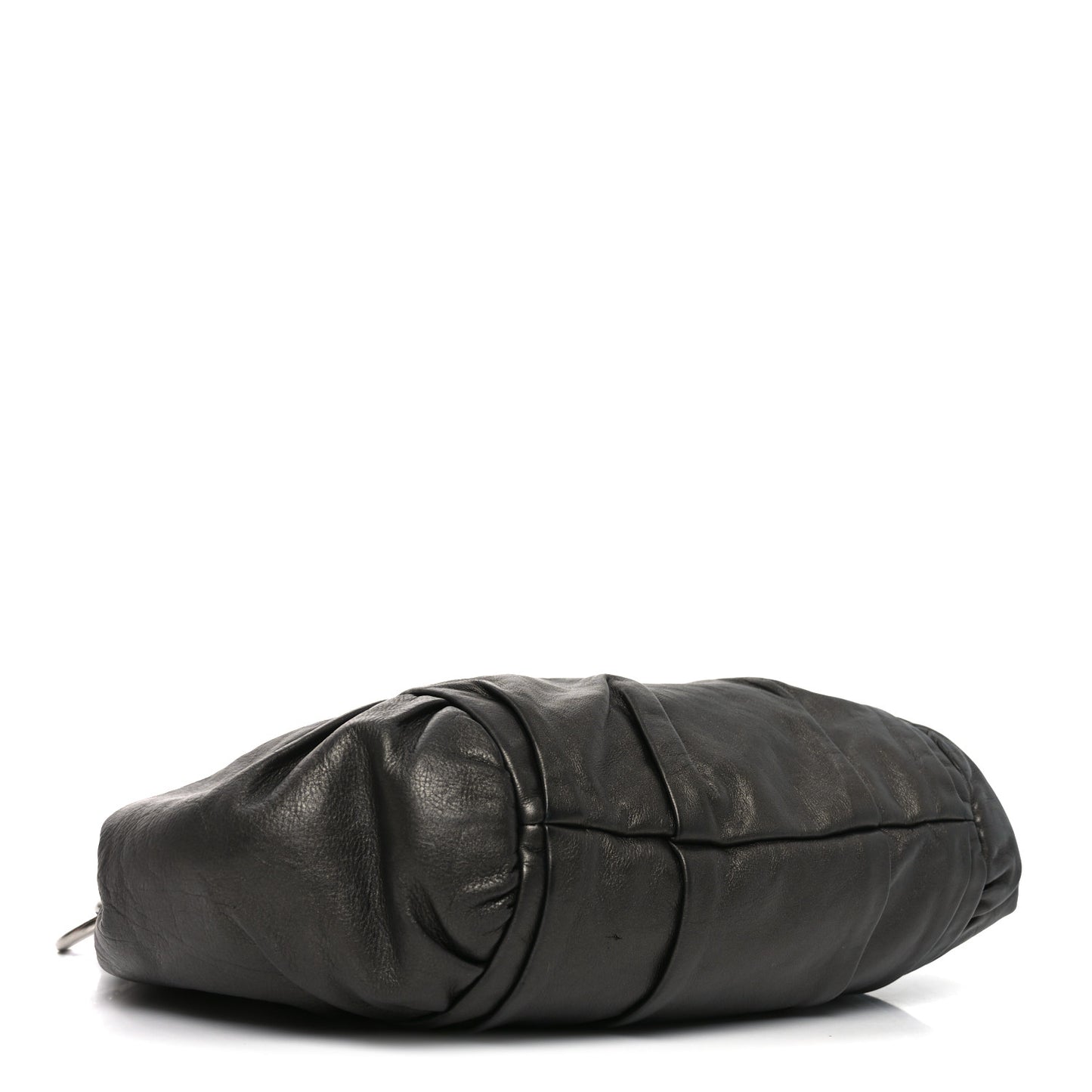 Royal Calf Pleated Hobo Grafite Mordore