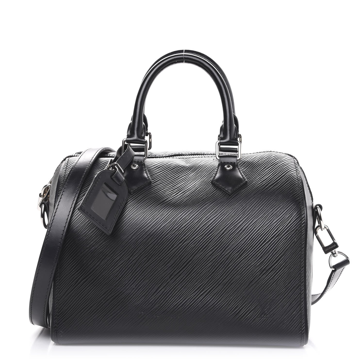 Louis Vuitton Epi Speedy Bandouliere 25 Black 1 of 15
