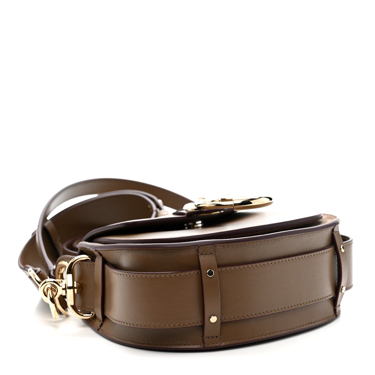 Calfskin Small Tess Bag Dark Nut