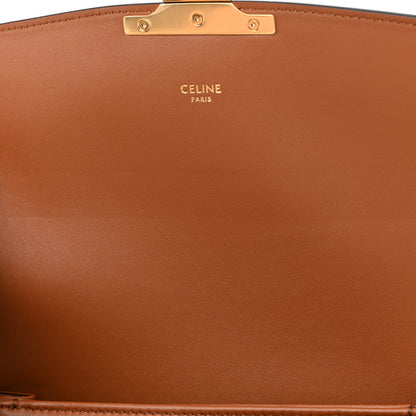 Celine Canvas Calfskin Triomphe Embroidered Medium Triomphe Bag Tan 13 of 13