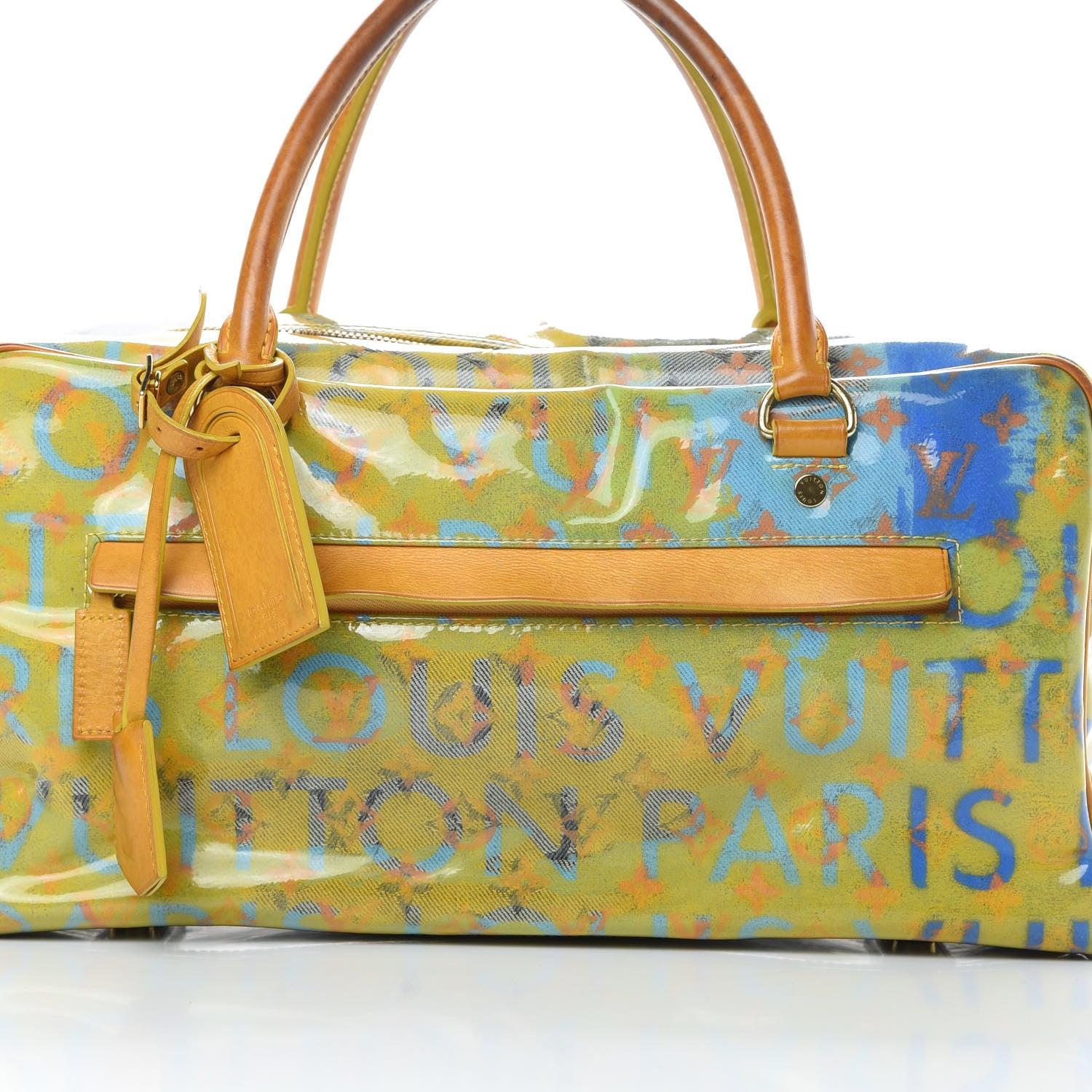 Louis Vuitton Monogram Pulp Defile Weekender PM Yellow 8 of 21