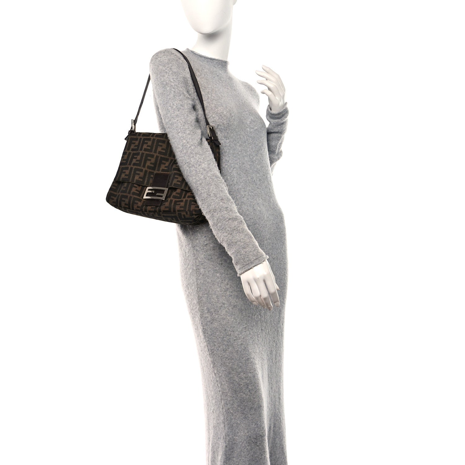 Fendi Zucca Mama Baguette Tobacco 2 of 11