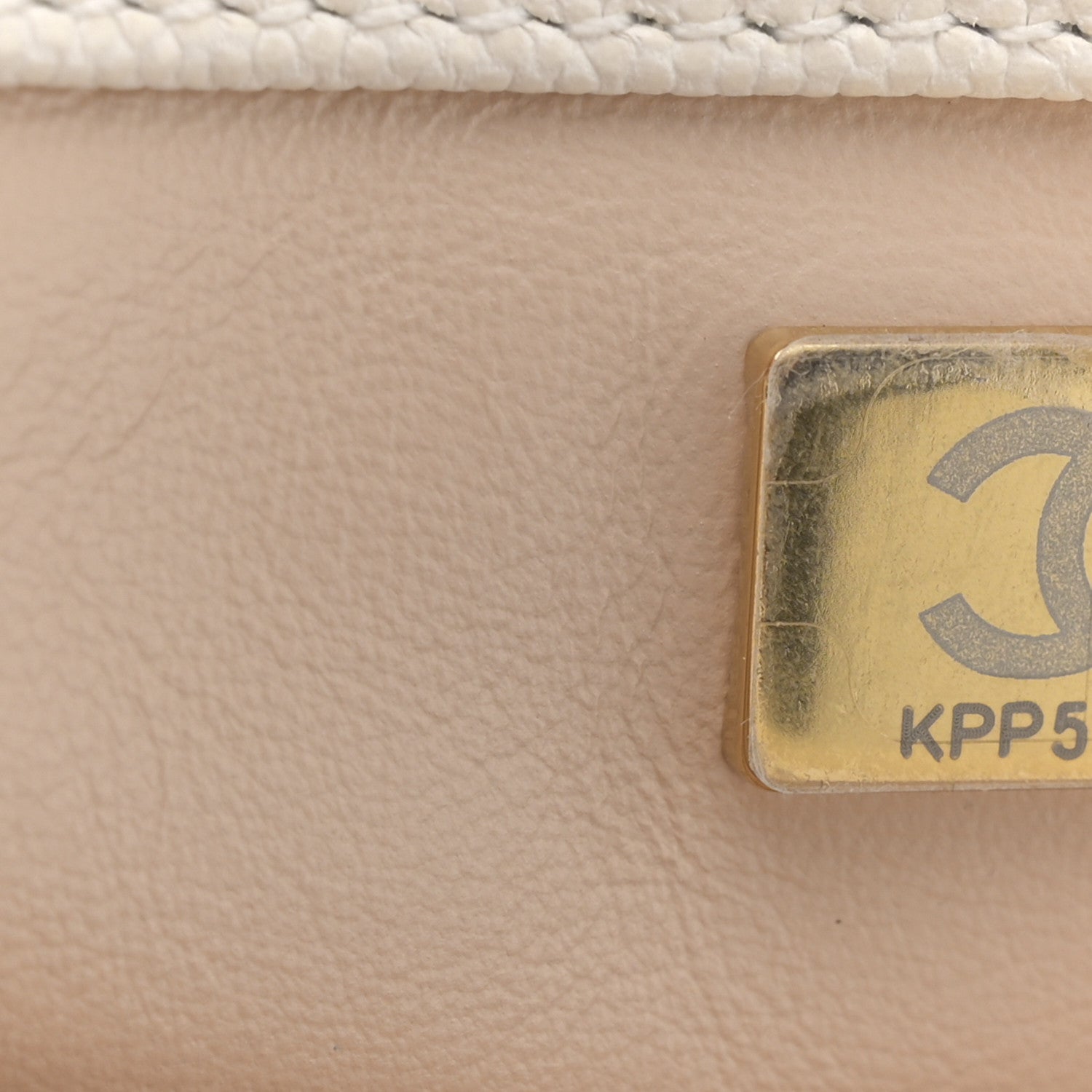Chanel Caviar Quilted Small Coco Handle Flap White 7 of 12