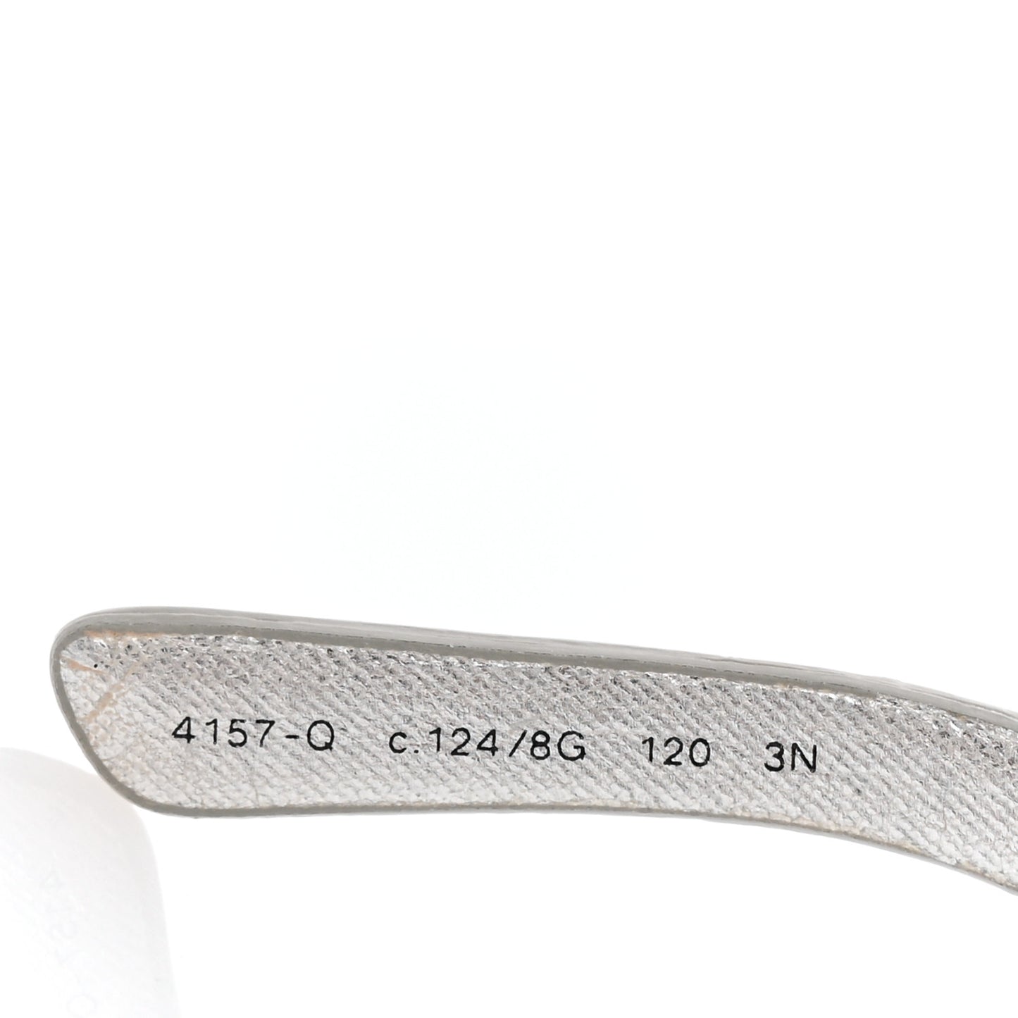 Metallic Quilted CC Sunglasses 4157-Q Silver