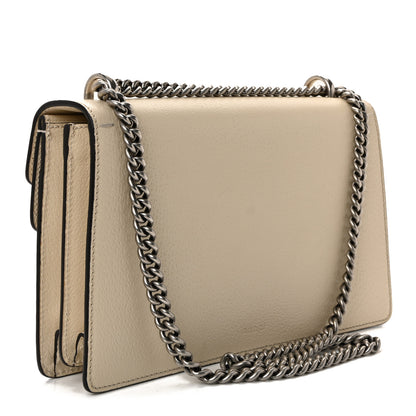 Gucci Textured Calfskin Crystal Small Dionysus Shoulder Bag Mystic White 3 of 10