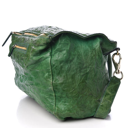 Givenchy Tumbled Sheepskin Large Pandora Emerald 9 of 15