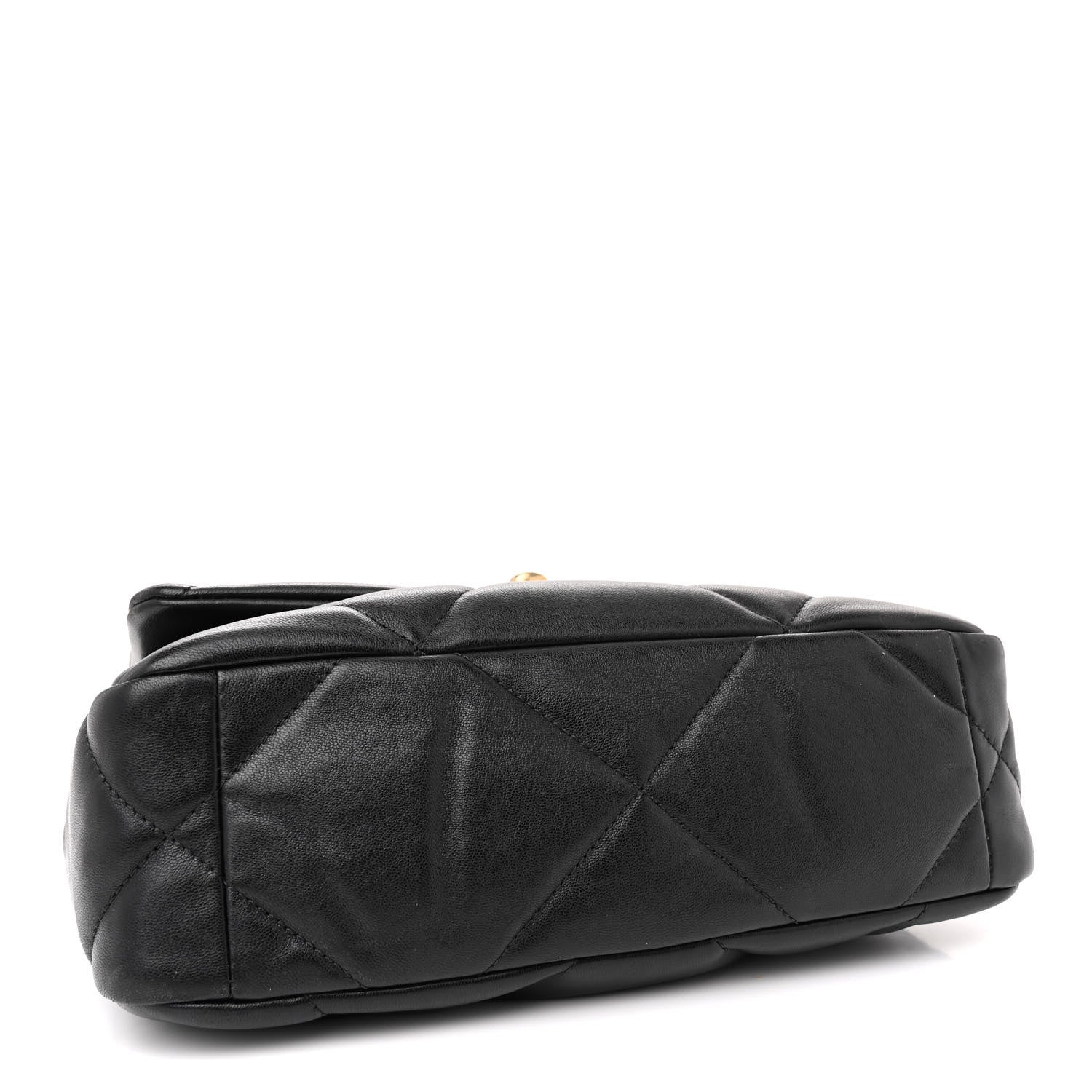Chanel Lambskin Quilted Medium Chanel 19 Flap Black 4 of 12