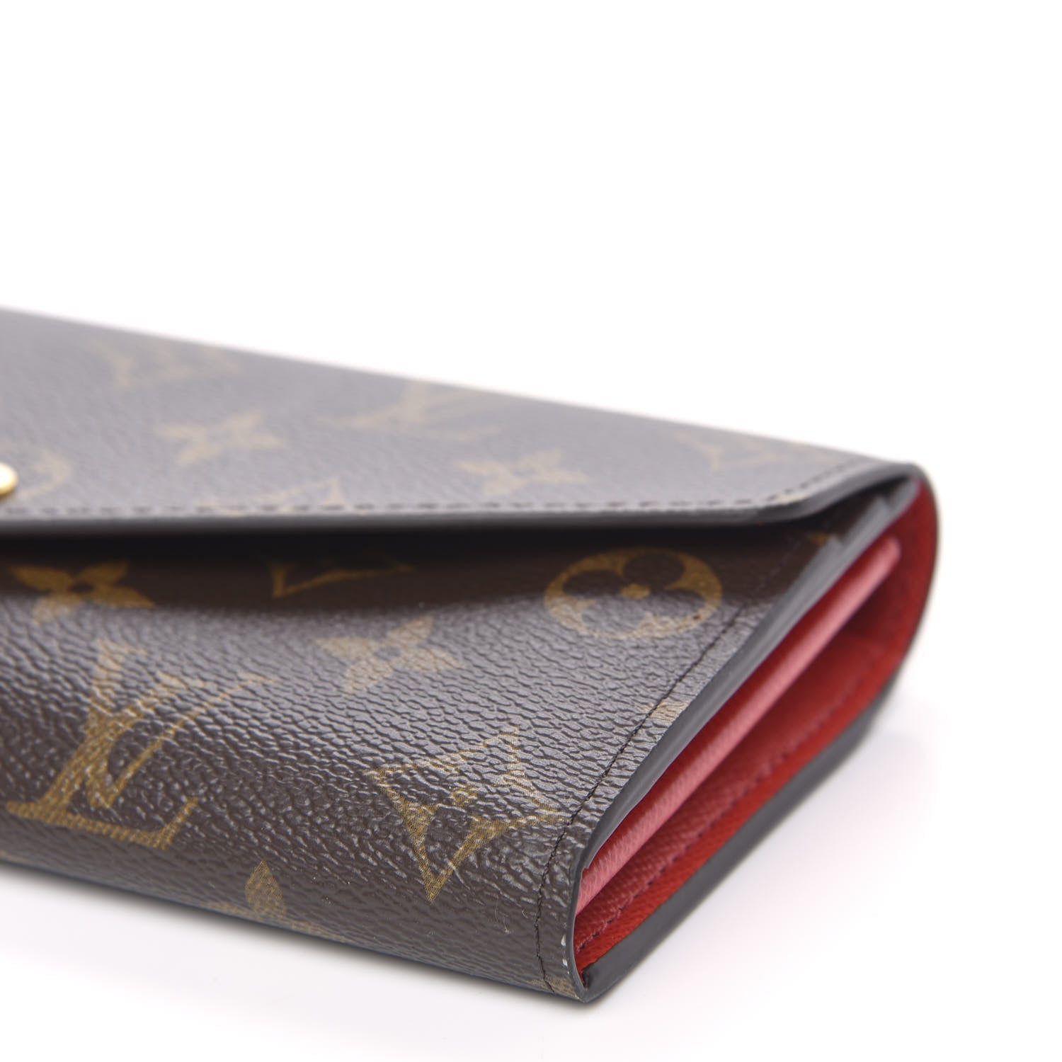 Louis Vuitton Monogram Sarah Wallet NM Coquelicot 8 of 11