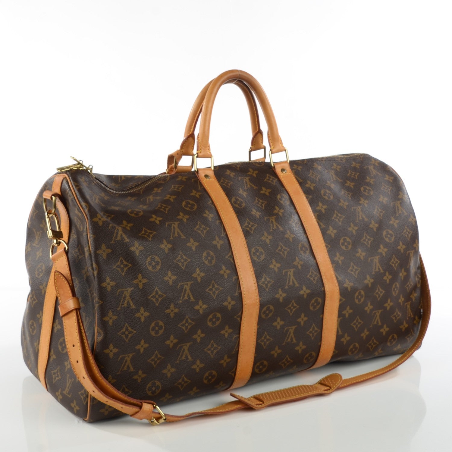 Louis Vuitton Monogram Keepall Bandouliere 55 3 of 10