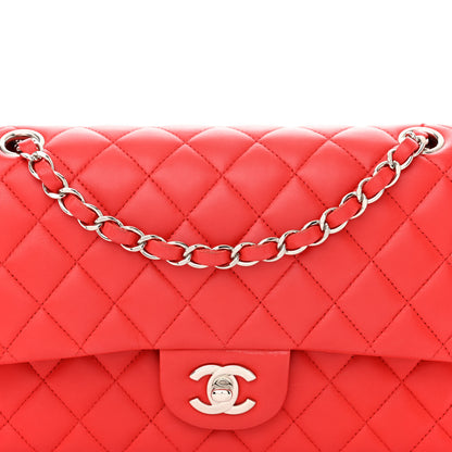 Chanel Lambskin Quilted Medium Double Flap Red 8 of 12