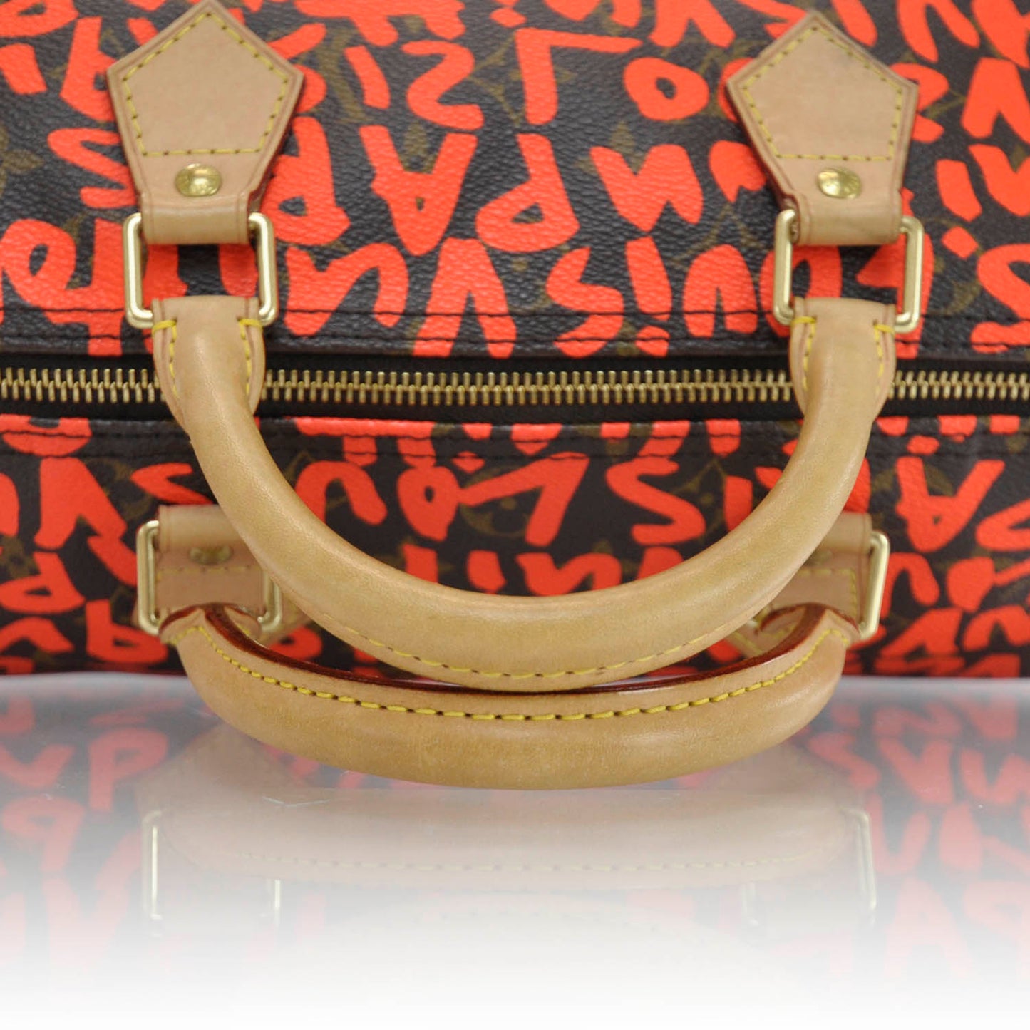 Monogram Graffiti Speedy 30 Orange