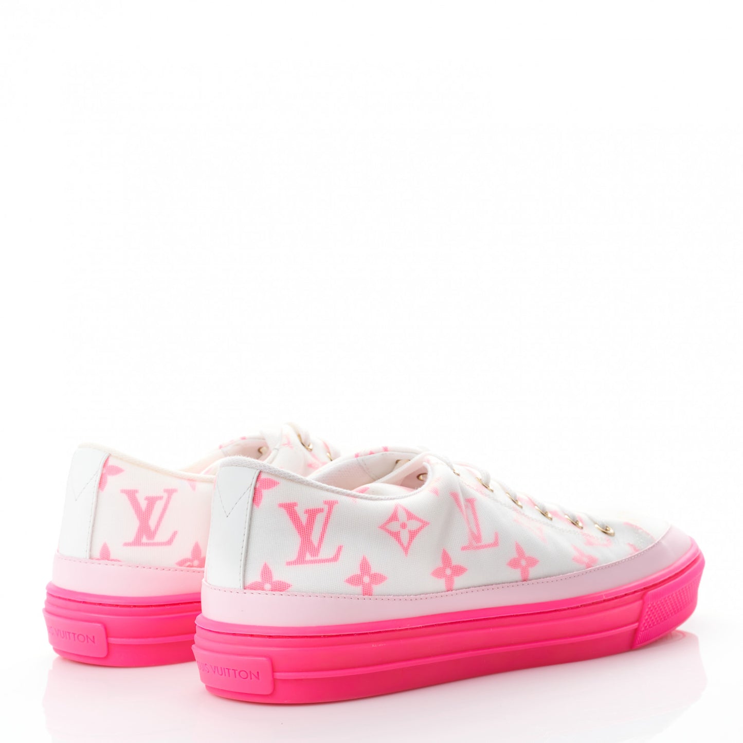 Technical Fabric Monogram Stellar Sneakers 39 Rose Pop