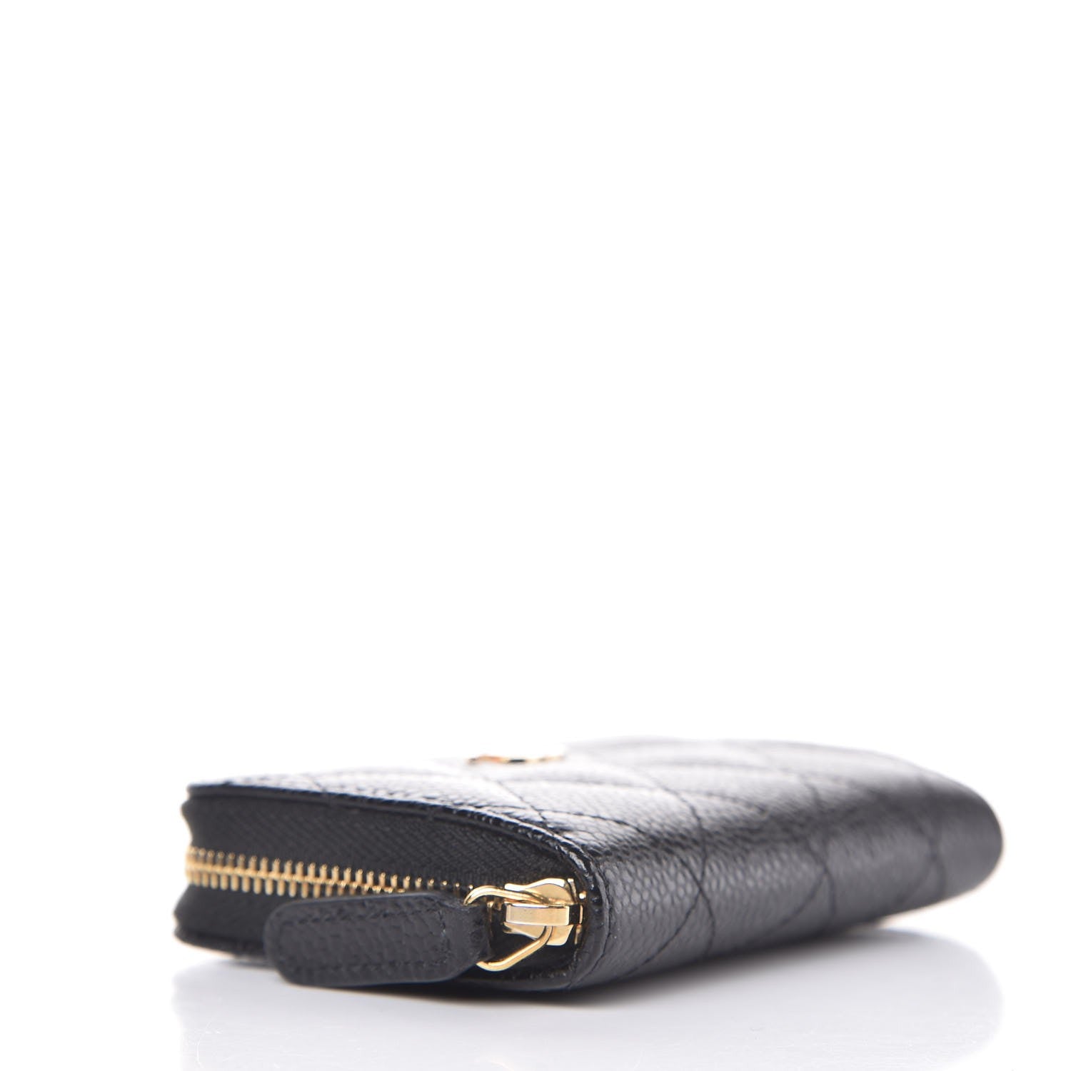 Chanel Caviar Quilted Zip Coin Purse Black 4 of 8