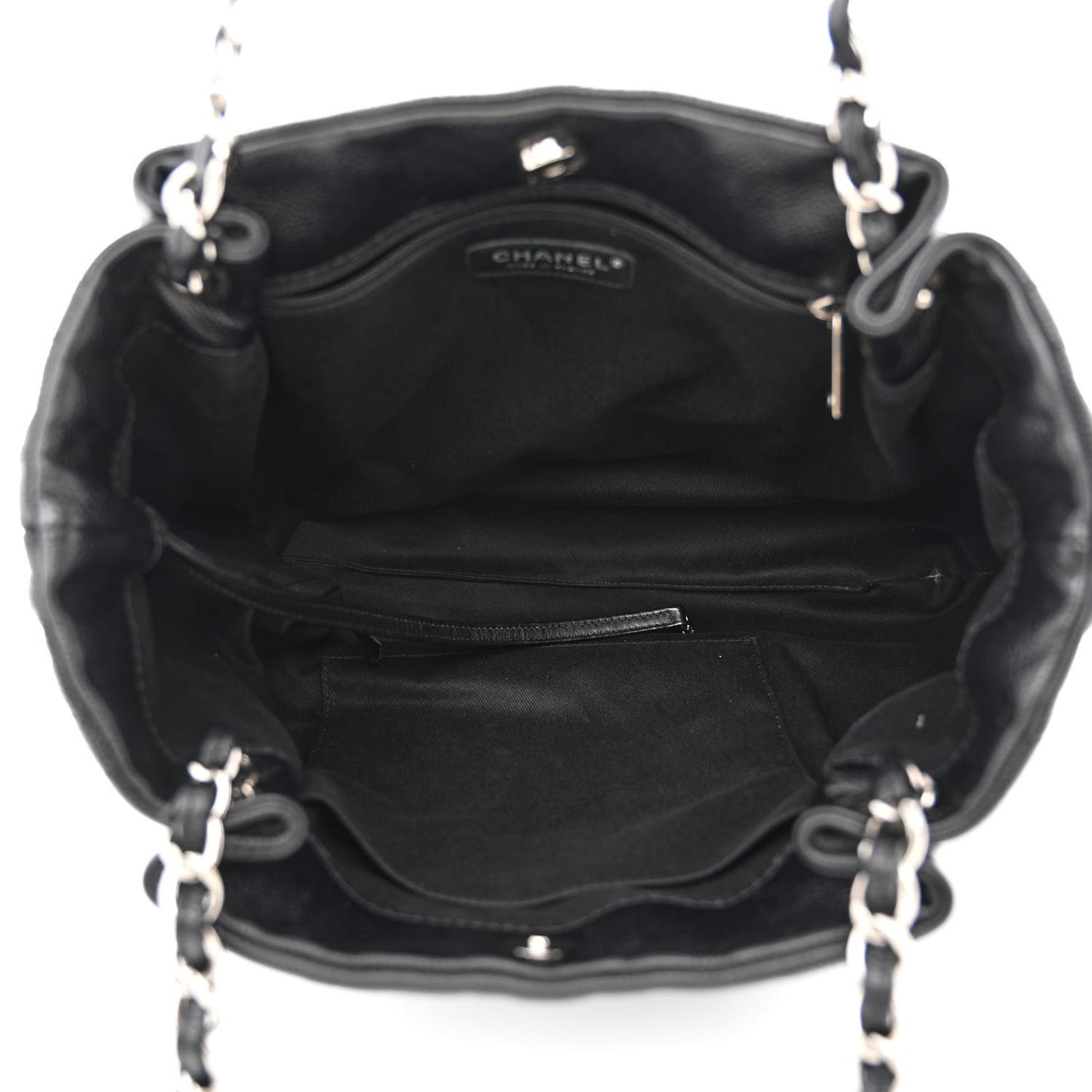 Caviar CC Timeless Shopping Tote Black