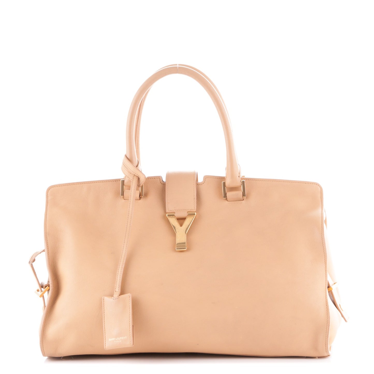 Calfskin Medium Classic Y Cabas Beige