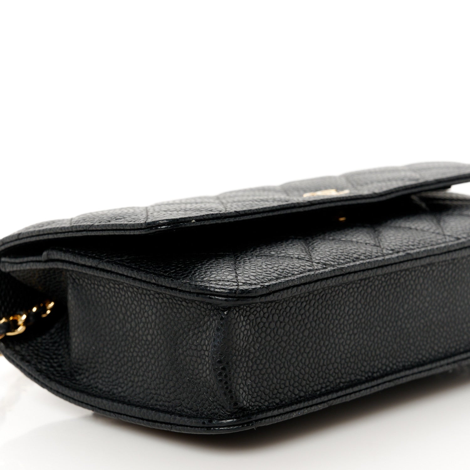Chanel Caviar Quilted Wallet on Chain WOC Black 10 of 12