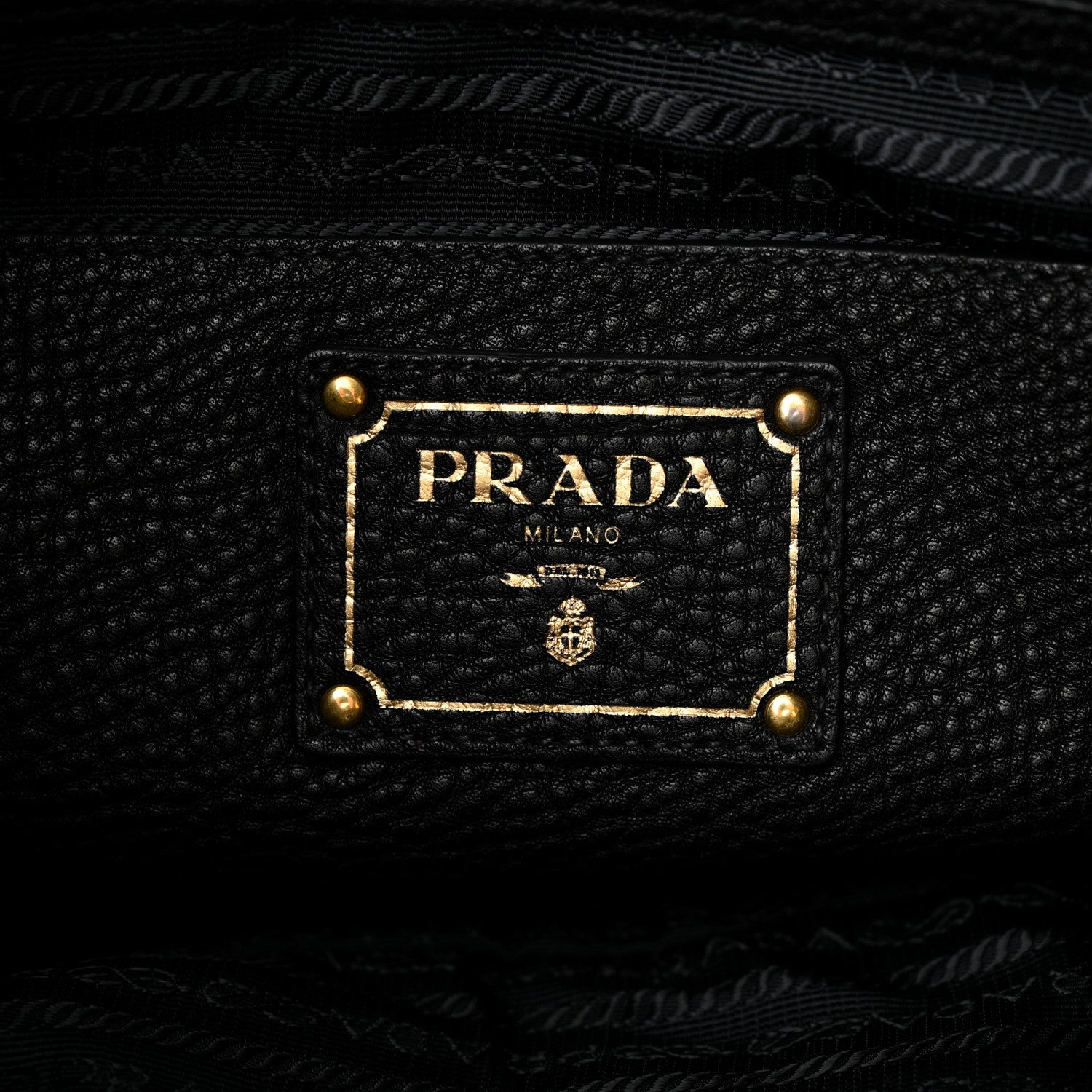 Prada Vitello Daino Hobo Black 6 of 9