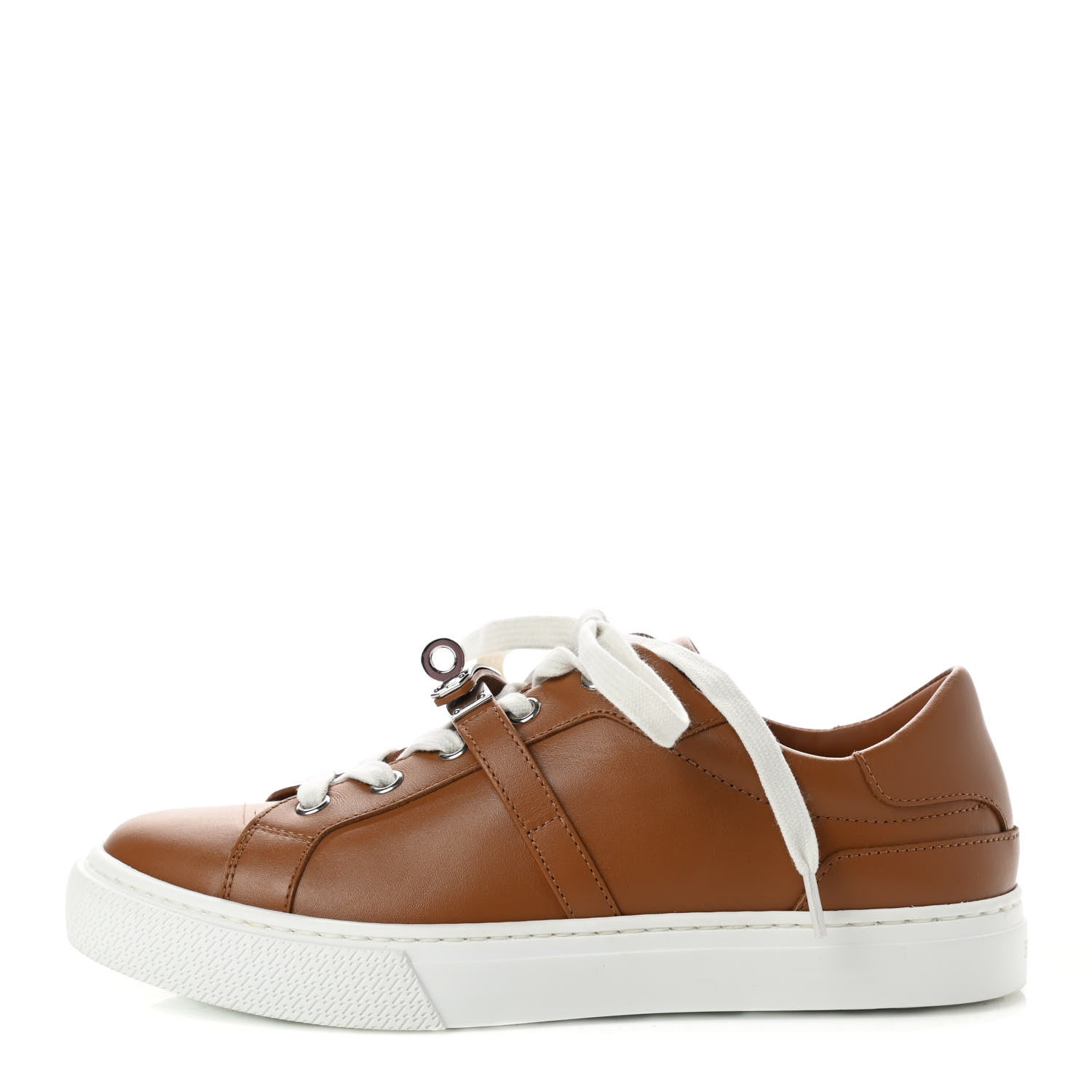 Hermes Calfskin Day Sneakers 36.5 Naturel 1 of 8