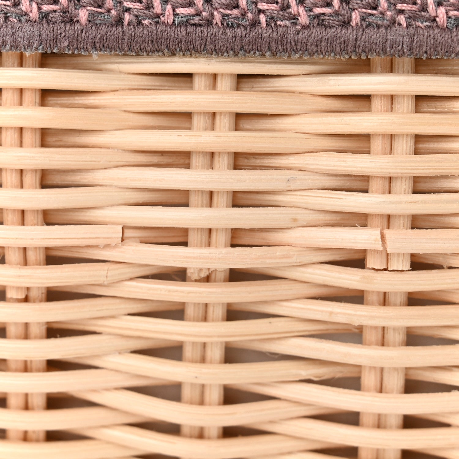 Christian Dior Wicker Oblique Medium Lady Dior Bag Pink Grey 10 of 11