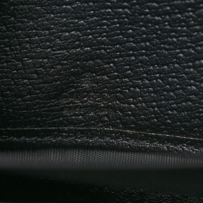 Gucci Canvas Monogram Jumbo GG Textured Dollar Calfskin Continental Wallet Black 6 of 8