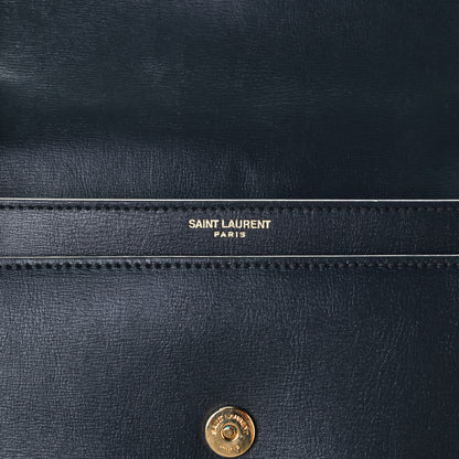 Saint Laurent Calfskin Medium Monogram Sunset Gray 6 of 12