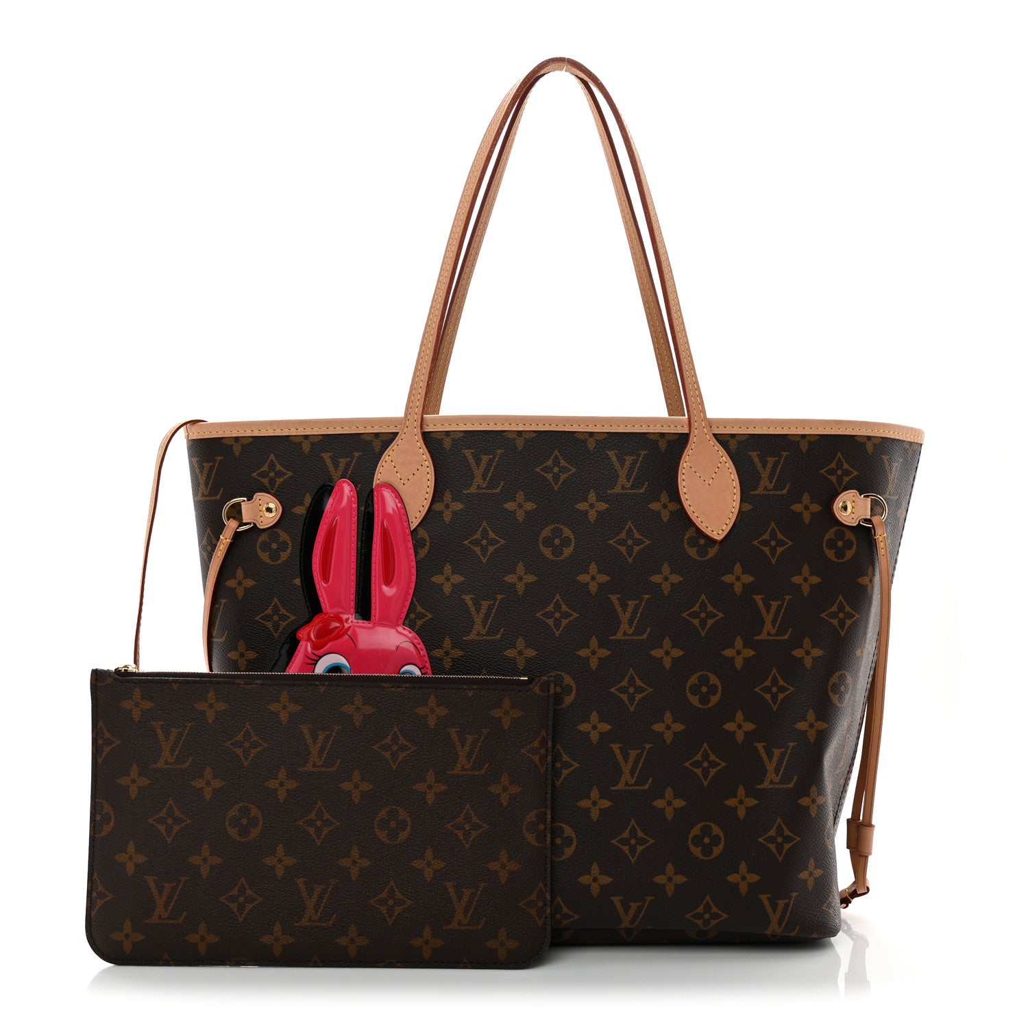 Louis Vuitton X Sun Yitian Monogram Rabbit Neverfull MM 3 of 10