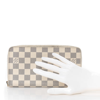 Louis Vuitton Damier Azur Zippy Organizer Wallet 2 of 10