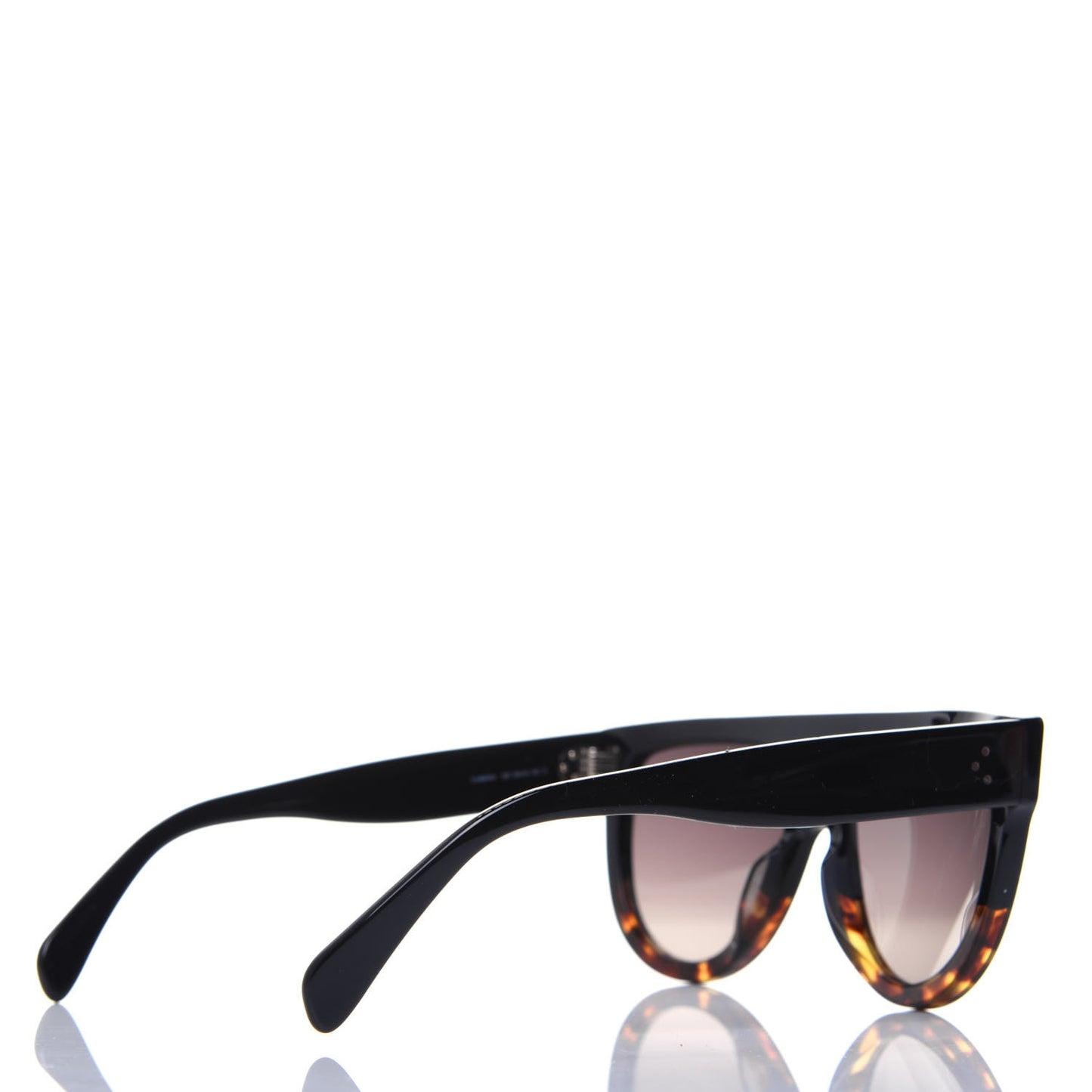 Acetate Aviator Sunglasses CL 40001I Black Havana