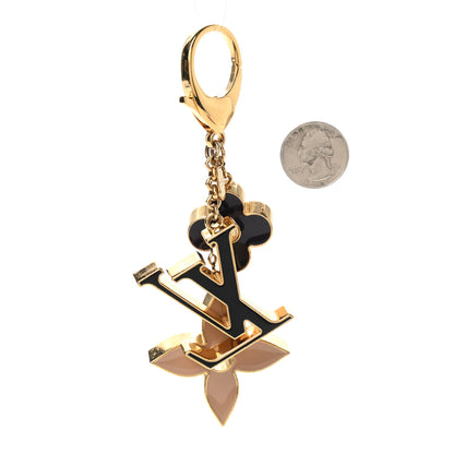 Louis Vuitton Fleur De Monogram Bag Charm Dore 2 of 4
