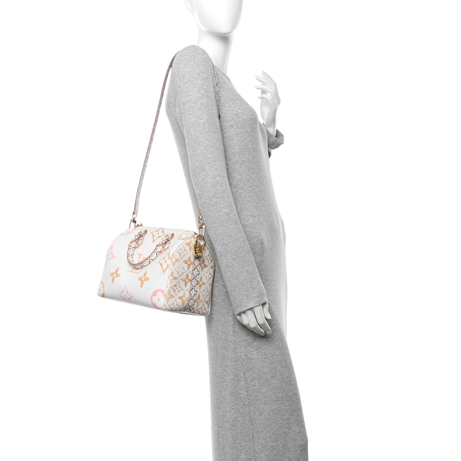 Louis Vuitton Monogram Giant By The Pool 2.0 Speedy Bandouliere 25 Beige 2 of 9
