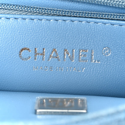Chanel Denim Quilted Sweetheart Mini Flap Blue 6 of 12