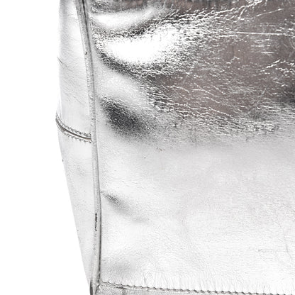 Balenciaga Metallic Calfskin Motocross Classic Hardware Bowling MM Silver Hardware 18 of 20