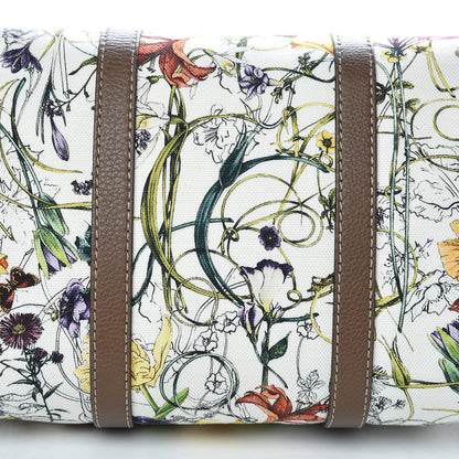 Gucci Canvas Flora Infinity Medium Joy Boston White Multicolor Acero 12 of 13