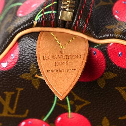 Louis Vuitton Monogram Cerises Keepall 45 7 of 10