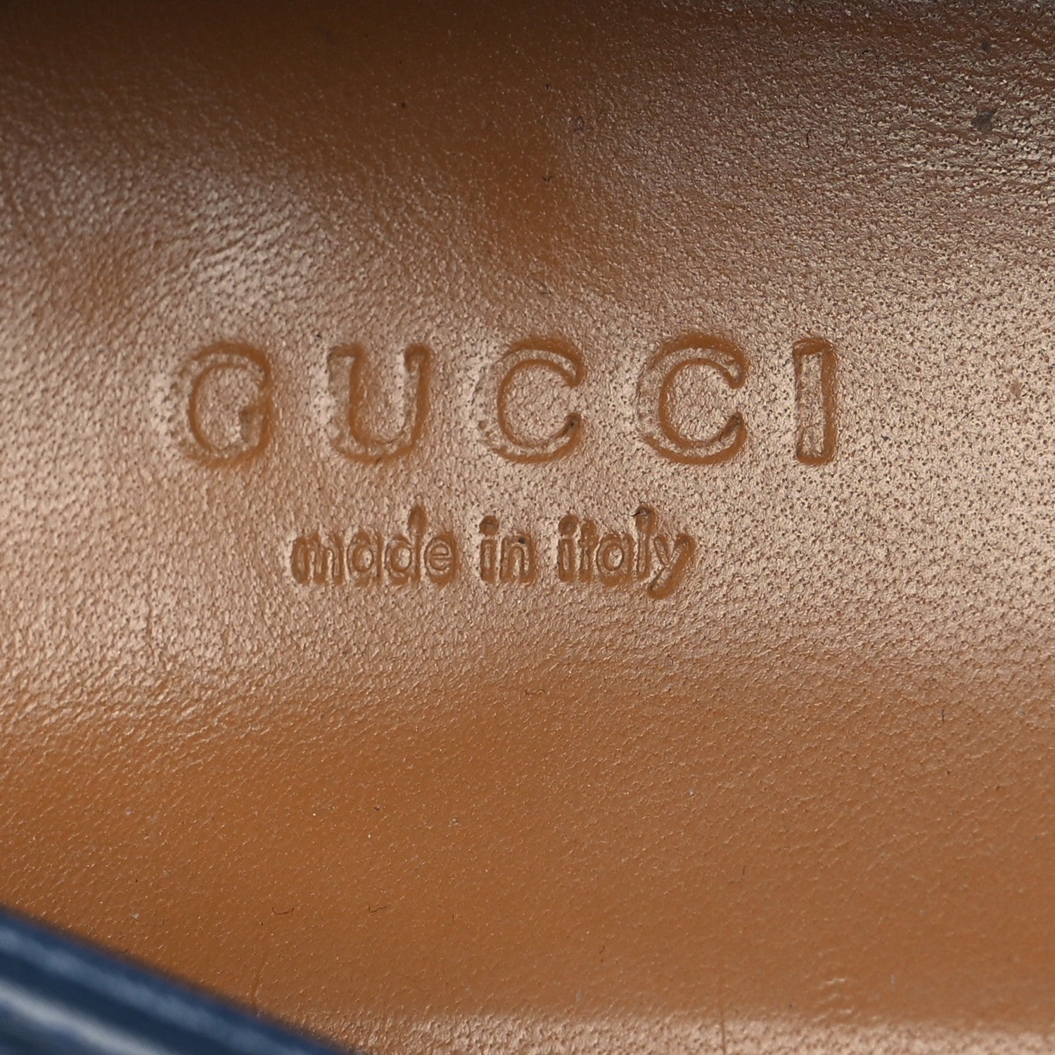 Gucci Calfskin Womens Jordaan Loafers 37 Blue Agata 9 of 14