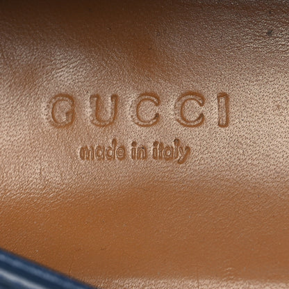 Gucci Calfskin Womens Jordaan Loafers 37 Blue Agata 9 of 14