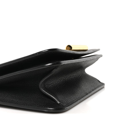 Tom Ford Grained Calfskin Tara Chain Shoulder Bag Black 8 of 9
