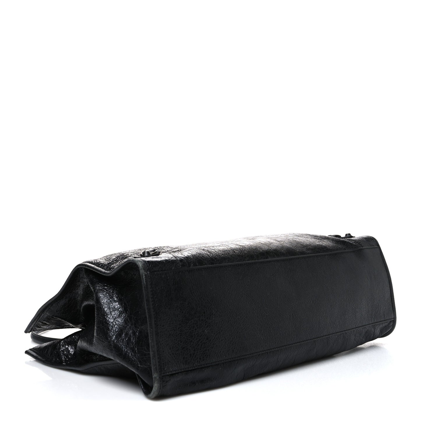 Agneau Arena Classic Hardware Medium Le City Tote Black