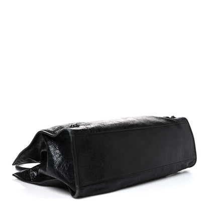 Balenciaga Agneau Arena Classic Hardware Medium Le City Tote Black 4 of 11