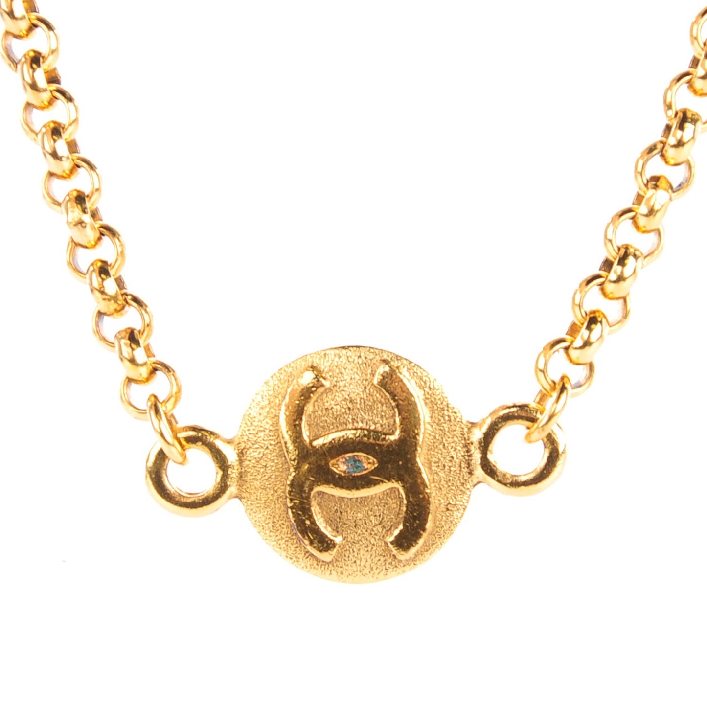 CC Long Necklace Gold