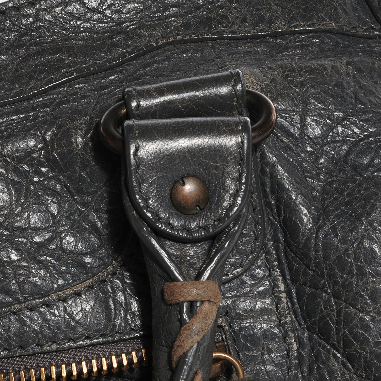 Balenciaga Agneau Classic Hardware City Gris Tarmac 9 of 11