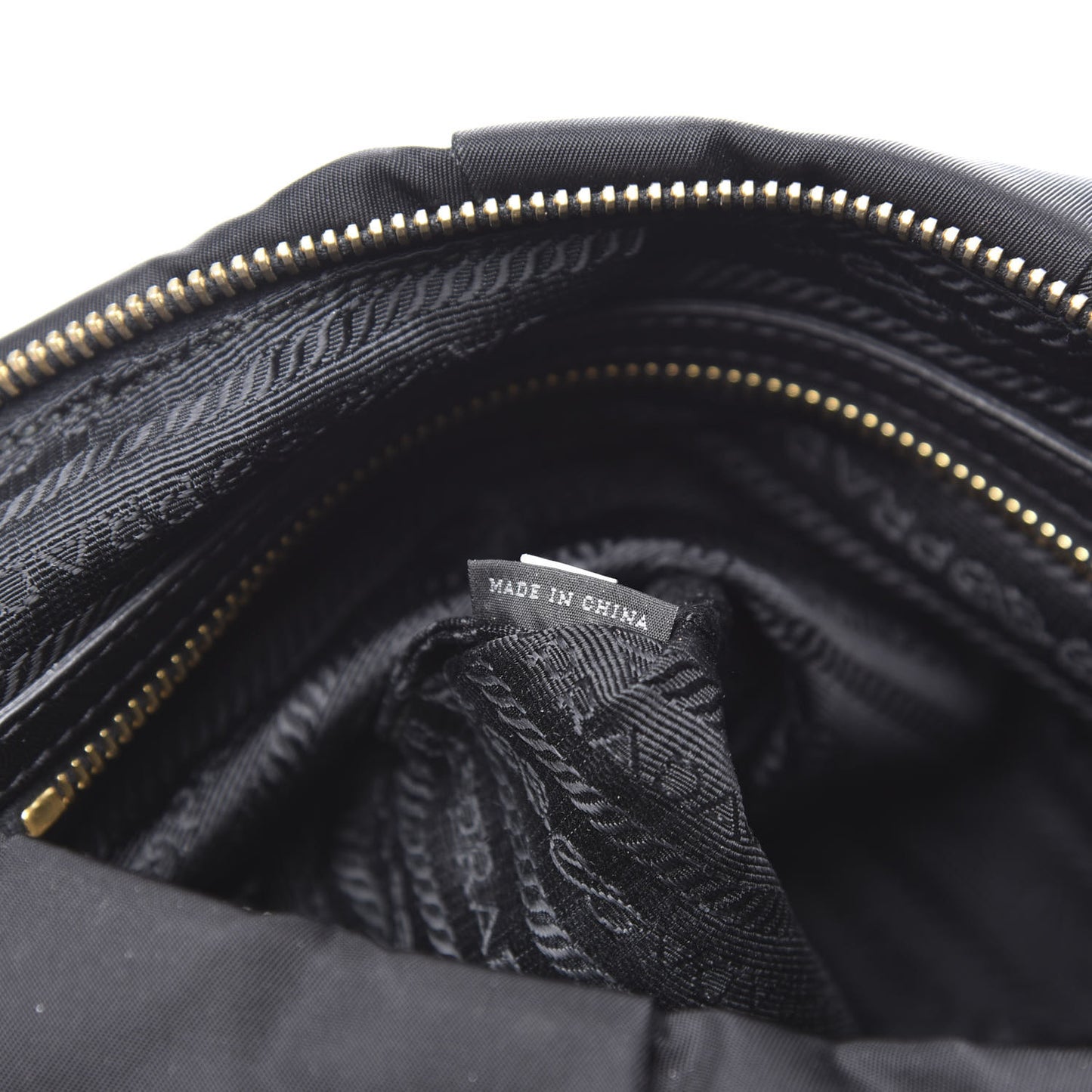 Tessuto Nylon Shoulder Bag Black