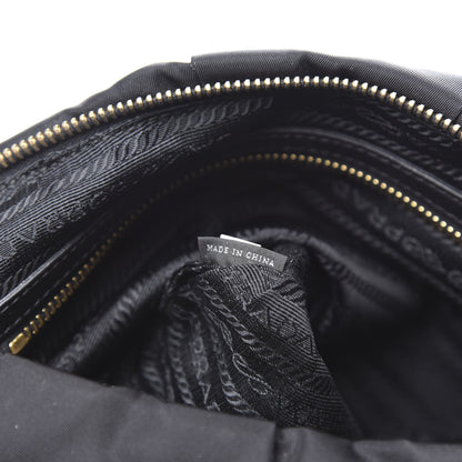 Prada Tessuto Nylon Shoulder Bag Black 6 of 10