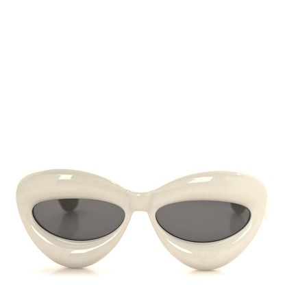 Loewe Acetate Inflated Cat-Eye Sunglasses LW40097I White 2 of 7