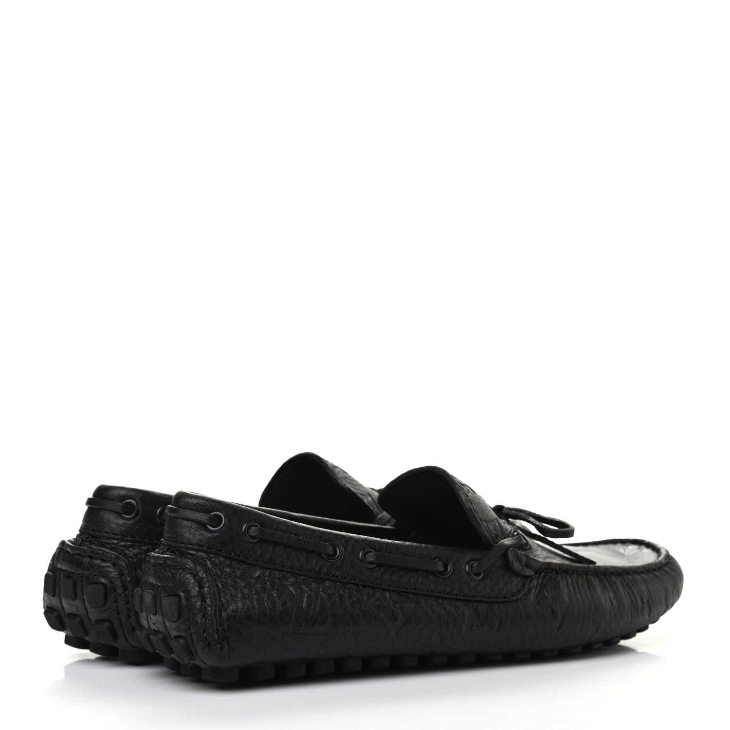 Louis Vuitton Empreinte Arizona Car Shoe Moccasin Loafers 8 Black 4 of 9