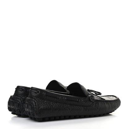 Louis Vuitton Empreinte Arizona Car Shoe Moccasin Loafers 8 Black 4 of 9
